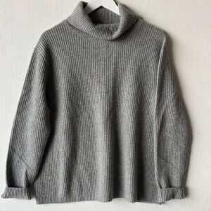 Quince Women Mongolian Cashmere Cowl Neck Sweater Size Large